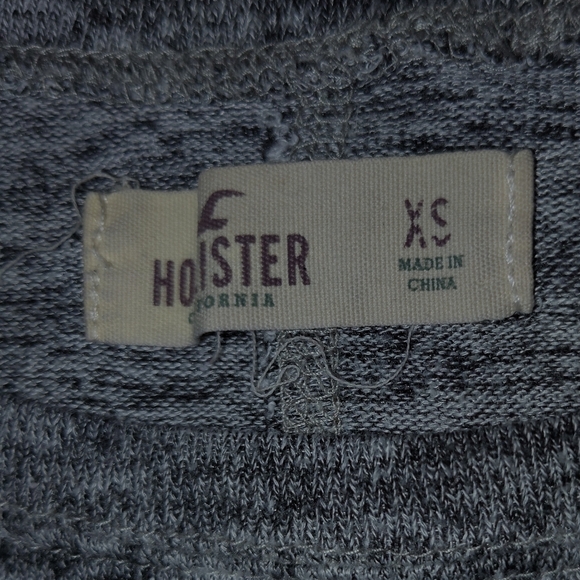 Hollister Gray Long Sleeve Top - Picture 4 of 7